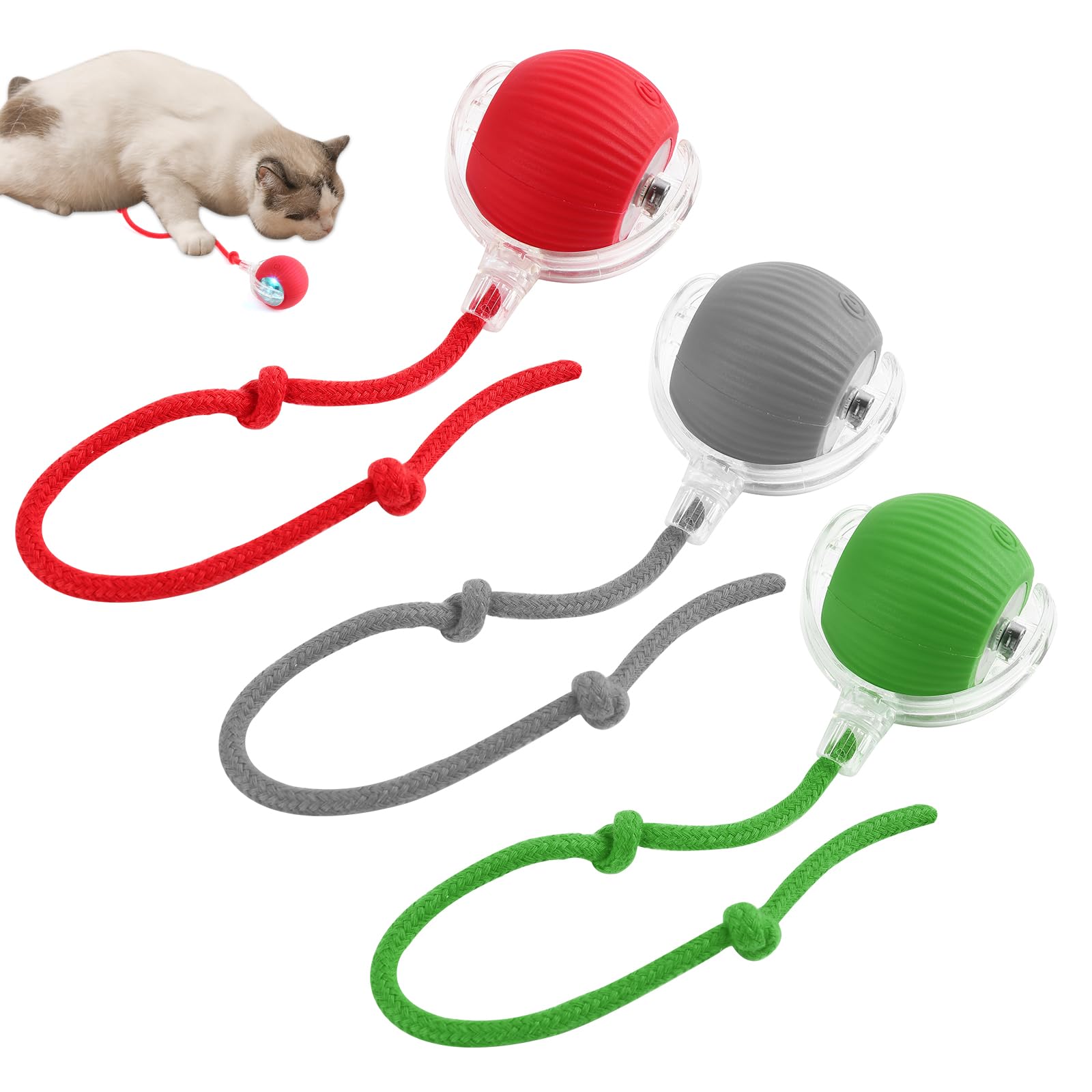 Interactive Rolling Ball Pet Toy | Auto Self-Moving for Cats & Dogs