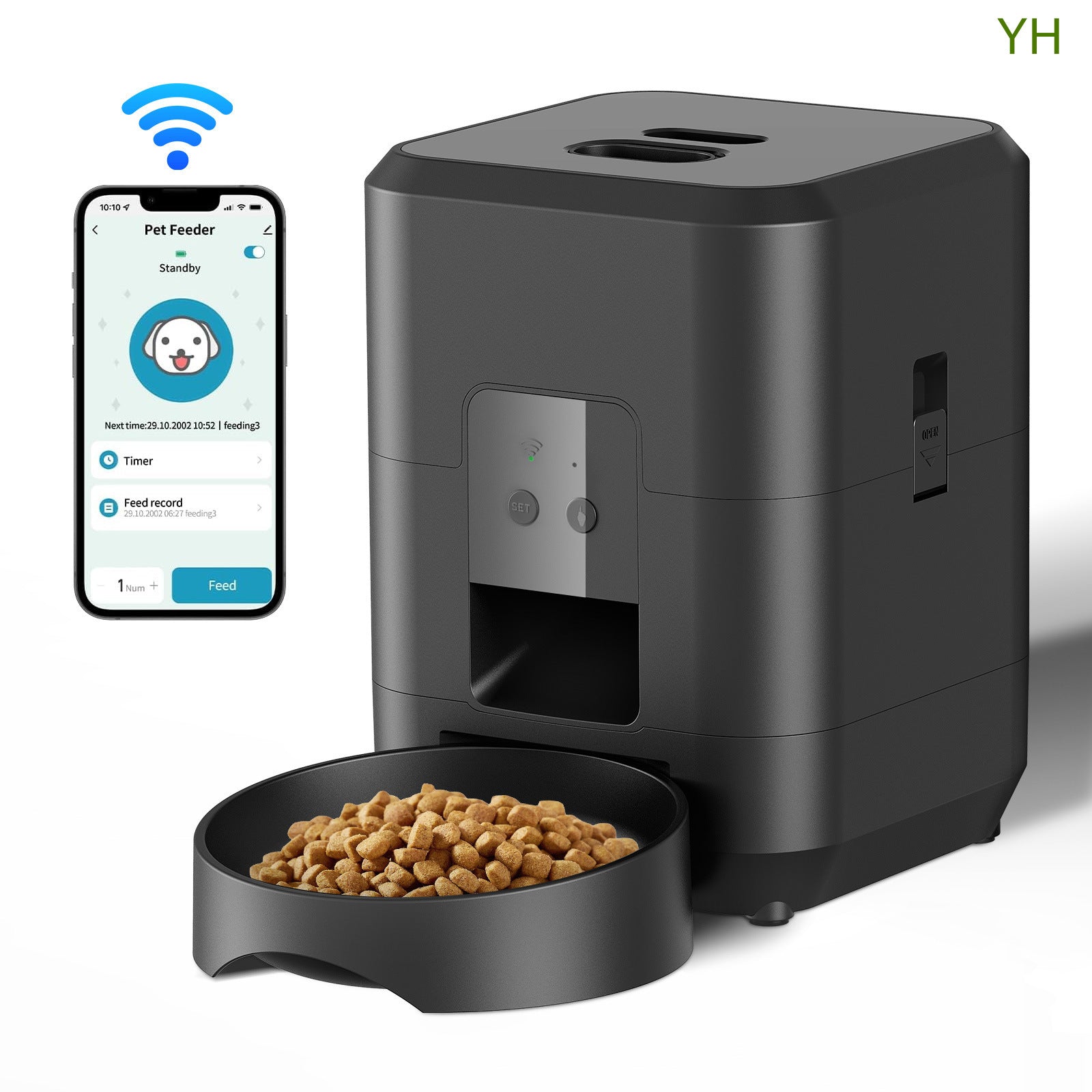 Smart WiFi Automatic Pet Feeder | Timed & Remote Controlled