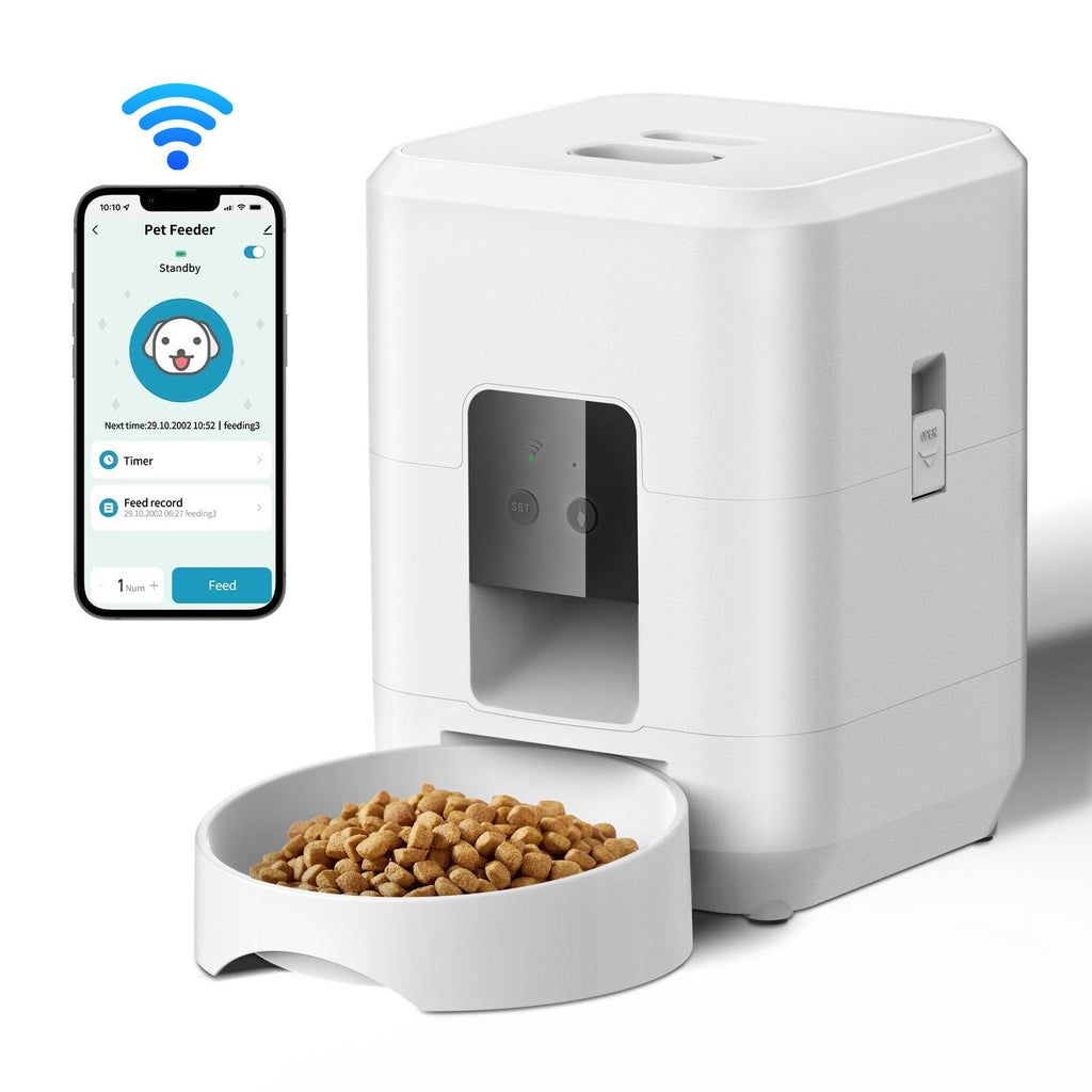 Smart WiFi Automatic Pet Feeder | Timed & Remote Controlled