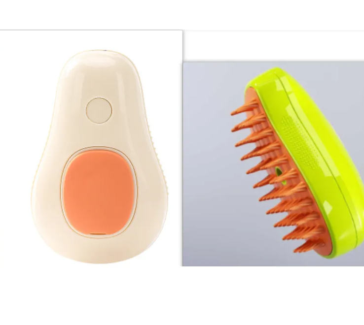 3-in-1 Steam Pet Grooming Brush | Detangle, Massage & Shine